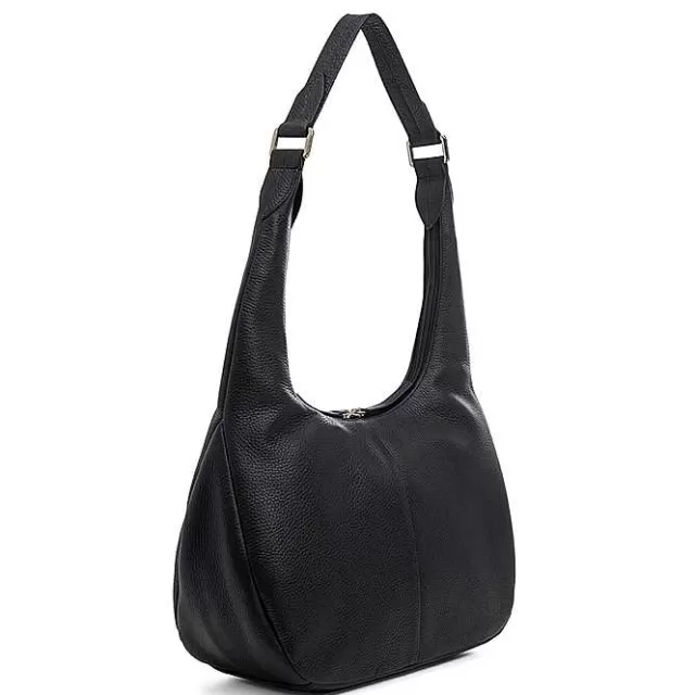 Discount Mywalit Bergamo Medium Shoulder Bag Black