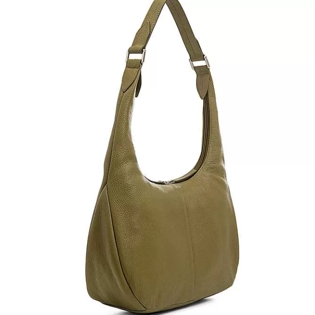 Sale Mywalit Bergamo Medium Shoulder Bag Olive