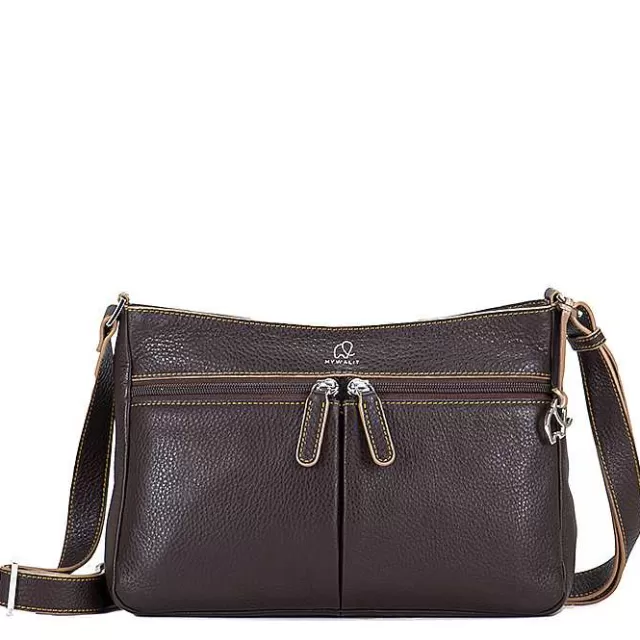Store Mywalit Cortona Zip Top Crossbody Bosco