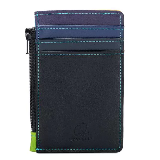 Outlet Mywalit Credit Card Holder With Coin Purse Black Pace