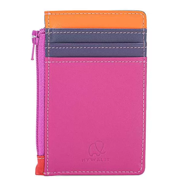Cheap Mywalit Credit Card Holder With Coin Purse Sangria Multi