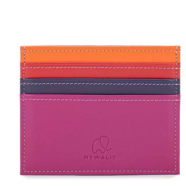 Discount Mywalit Double Sided Credit Card Holder Sangria Multi