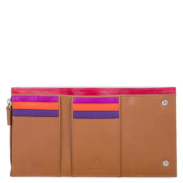 Sale Mywalit Elefante Tri-Fold Wallet Tan