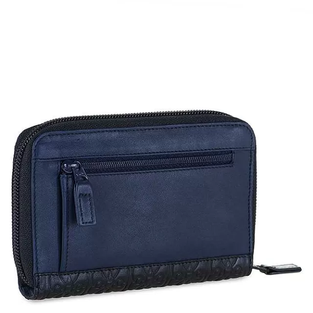 Clearance Mywalit Elefante Zip Around Wallet Black Pace