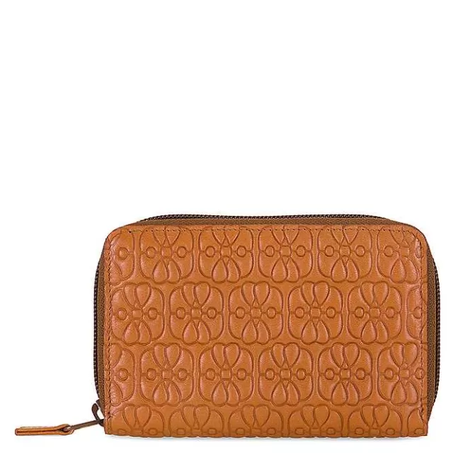 Cheap Mywalit Elefante Zip Around Wallet Tan
