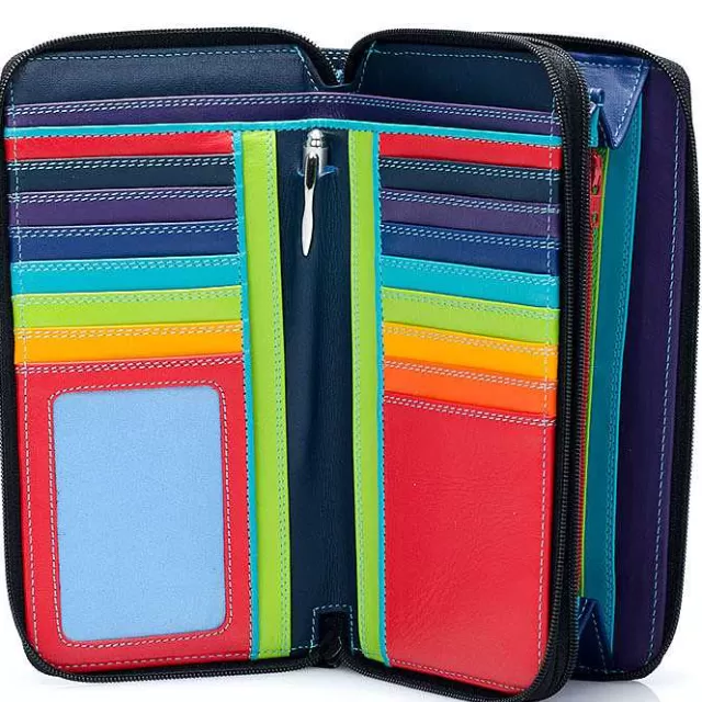 Fashion Mywalit Large Double Zip Wallet Black Pace