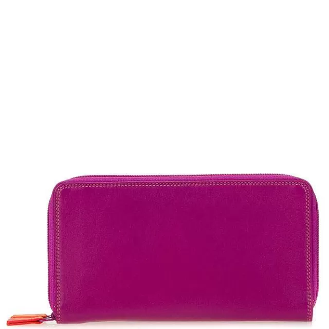 Online Mywalit Large Double Zip Wallet Sangria Multi