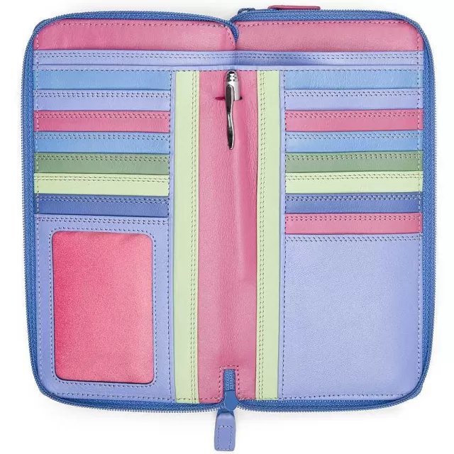 Hot Mywalit Large Double Zip Wallet Viola