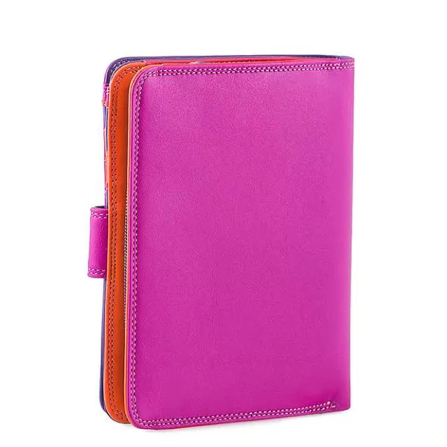 New Mywalit Large Snap Wallet Sangria Multi