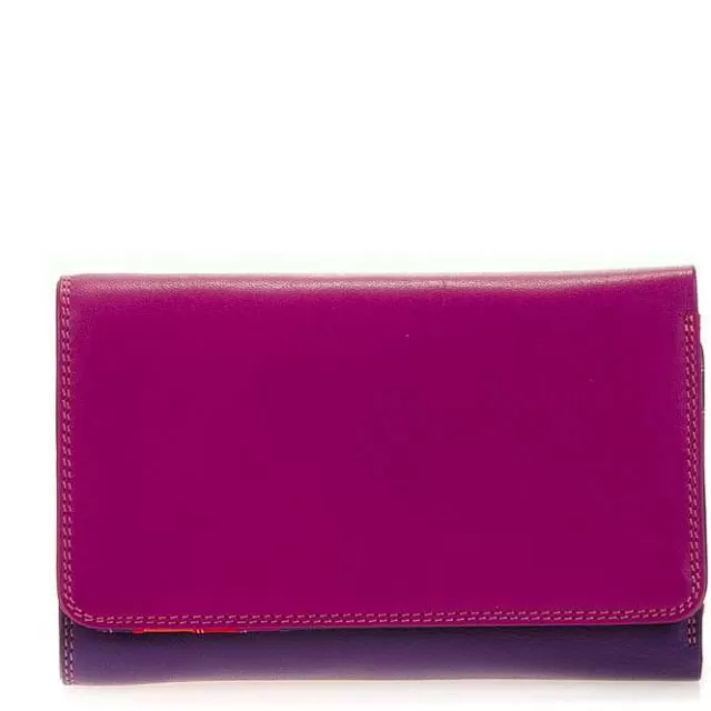 Shop Mywalit Large Tri-Fold Wallet Sangria Multi