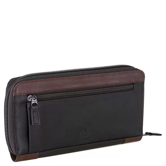 Flash Sale Mywalit Large Zip Wallet Cacao