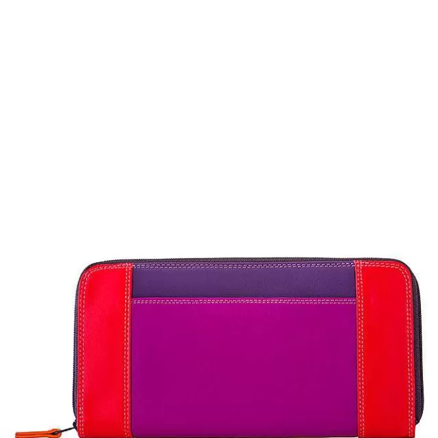 Clearance Mywalit Large Zip Wallet Sangria Multi