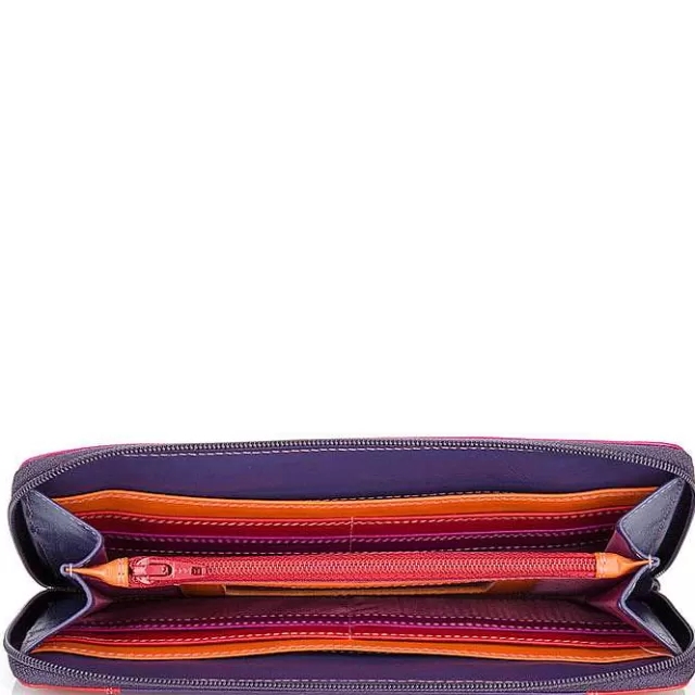 Clearance Mywalit Large Zip Wallet Sangria Multi