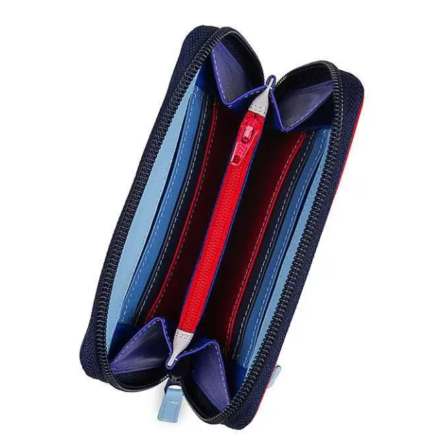Discount Mywalit Medium Leather Zip Around Wallet Royal