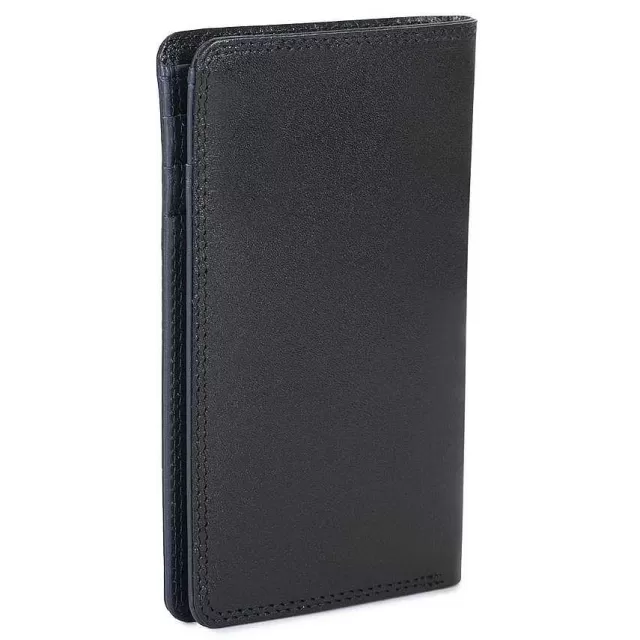 Fashion Mywalit Men'S Bi-Colour Mini Bi-Fold Wallet Black-Blue