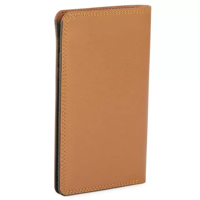 Outlet Mywalit Men'S Bi-Colour Mini Bi-Fold Wallet Tan-Olive
