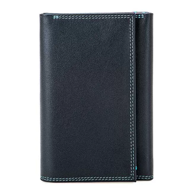 Fashion Mywalit Men'S Tri-Fold Wallet With Zip Nappa Black Pace