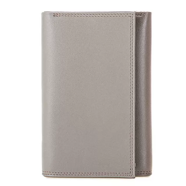 Hot Mywalit Men'S Tri-Fold Wallet With Zip Nappa Fumo