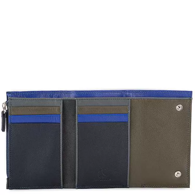 New Mywalit Men'S Tri-Fold Wallet With Zip Nappa Midnight