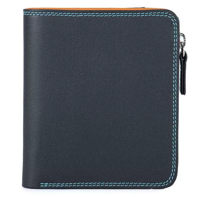 Sale Mywalit Mini Bifold Zip Wallet Black Pace