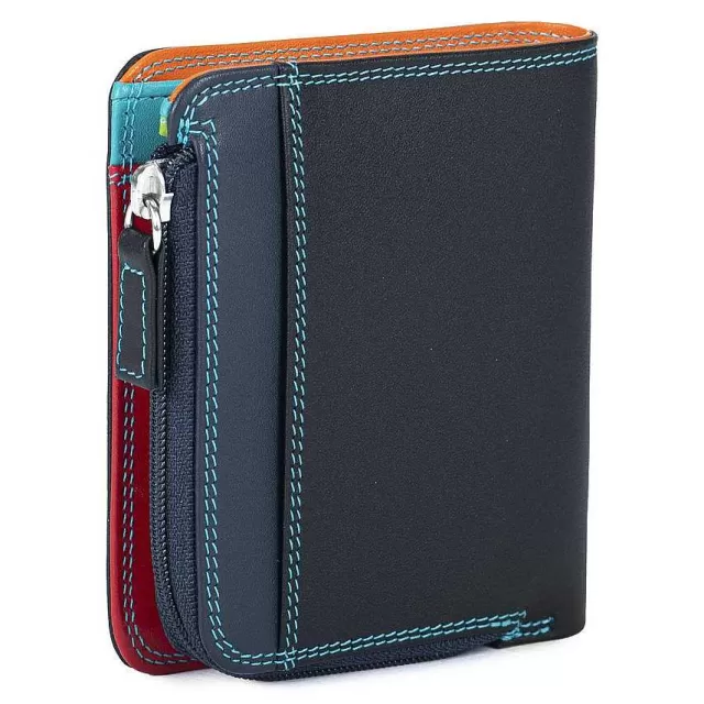 Sale Mywalit Mini Bifold Zip Wallet Black Pace