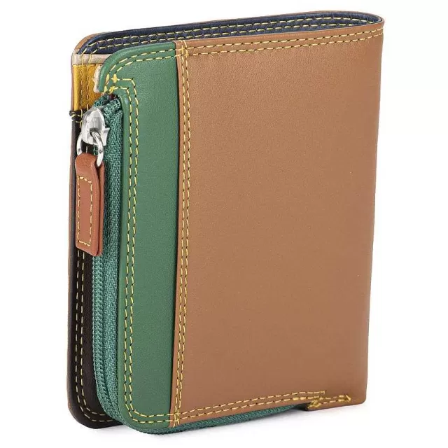 Sale Mywalit Mini Bifold Zip Wallet Bosco