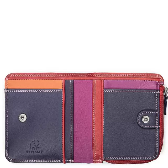Online Mywalit Mini Bifold Zip Wallet Sangria Multi