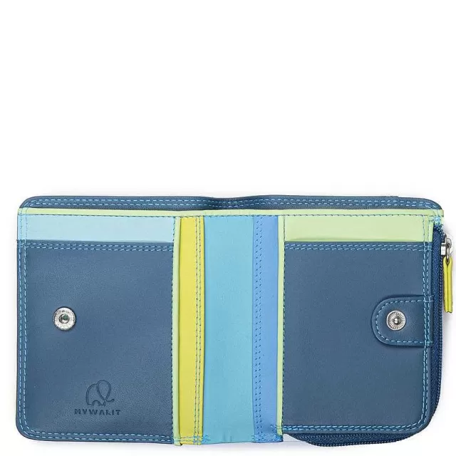 Cheap Mywalit Mini Bifold Zip Wallet Seascape