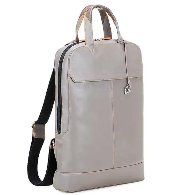 Best Mywalit Slim Leather Backpack Fumo