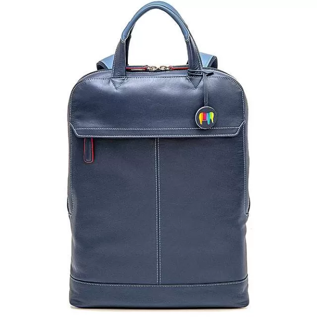 Best Sale Mywalit Slim Leather Backpack Royal