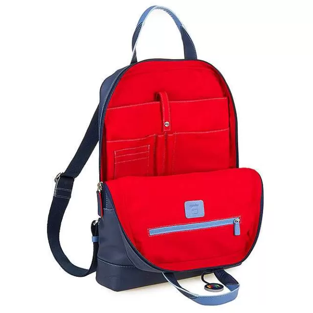 Best Sale Mywalit Slim Leather Backpack Royal