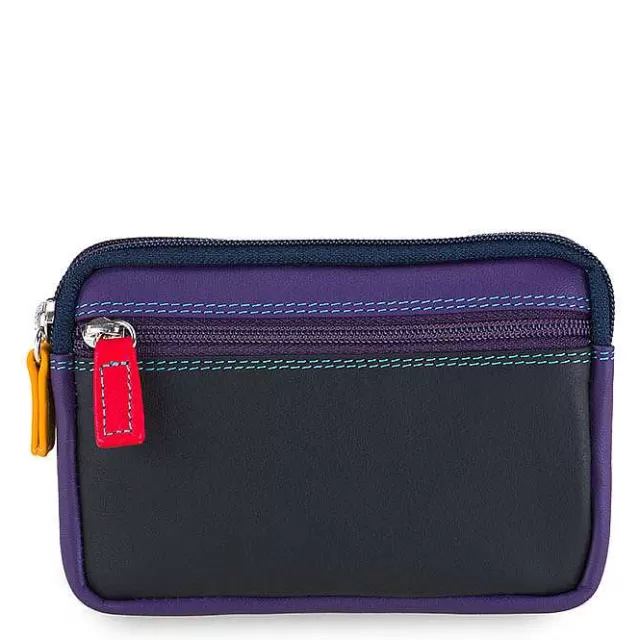 Cheap Mywalit Small Leather Double Zip Purse Black Pace