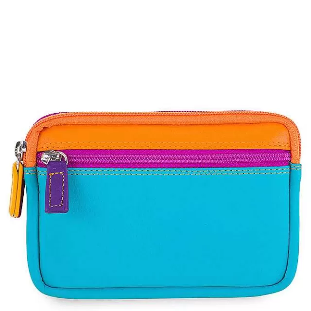 Shop Mywalit Small Leather Double Zip Purse Copacabana