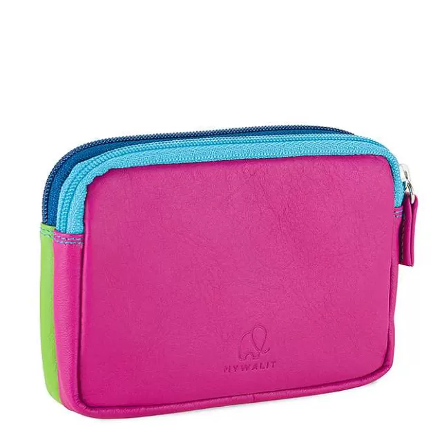 Best Sale Mywalit Small Leather Double Zip Purse Liguria