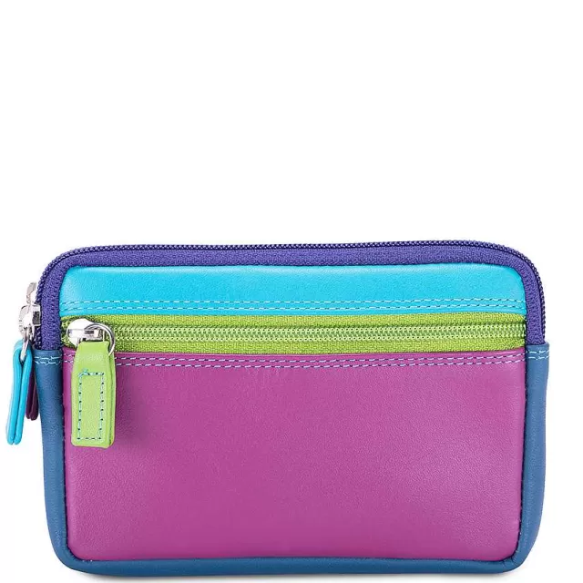 Shop Mywalit Small Leather Double Zip Purse Mare