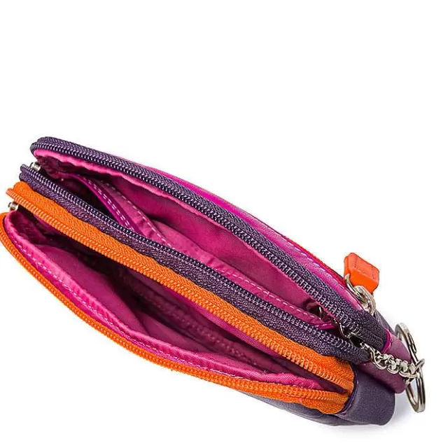 Best Sale Mywalit Small Leather Double Zip Purse Sangria Multi