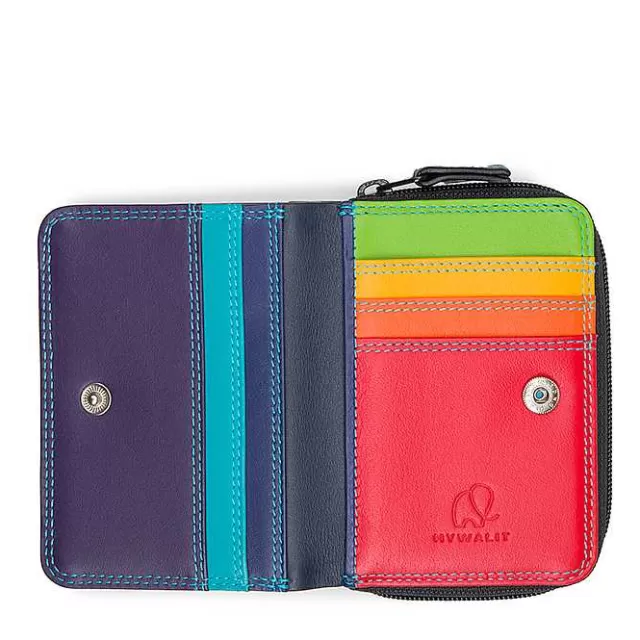 Clearance Mywalit Small Zip Wallet Black Pace