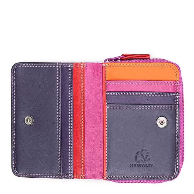 Discount Mywalit Small Zip Wallet Sangria Multi
