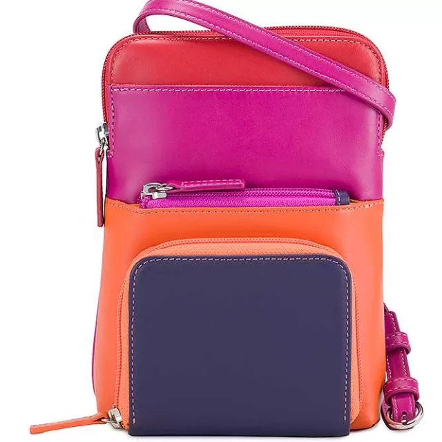 Online Mywalit Travel Tri-Zip Crossbody Sangria Multi