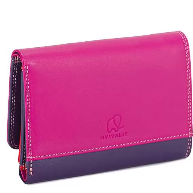 Sale Mywalit Trifold Purse Wallet Sangria Multi