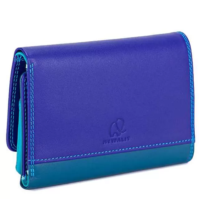 Outlet Mywalit Trifold Purse Wallet Seascape