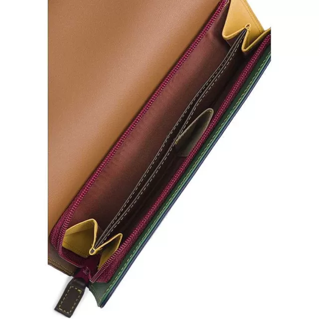 Cheap Mywalit Tri-Fold Zip Wallet Bosco