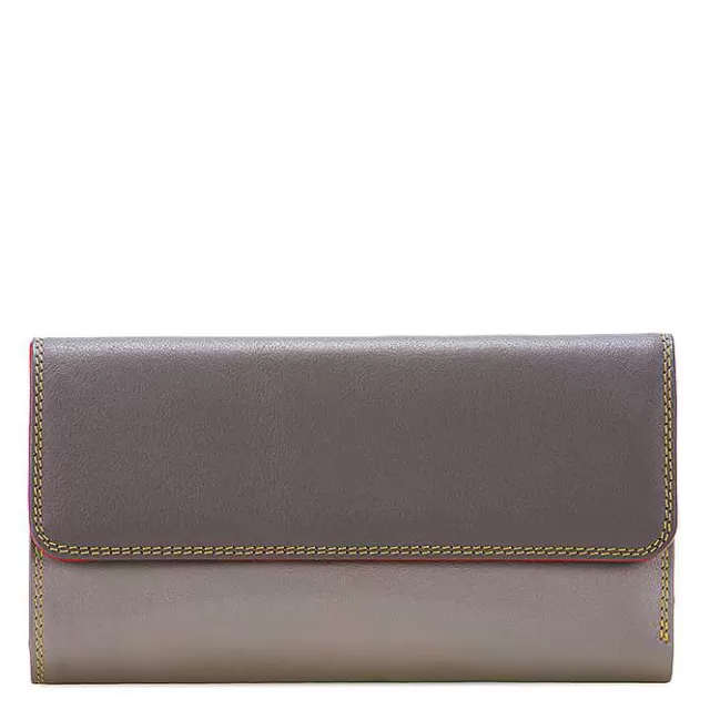 Cheap Mywalit Tri-Fold Zip Wallet Fumo