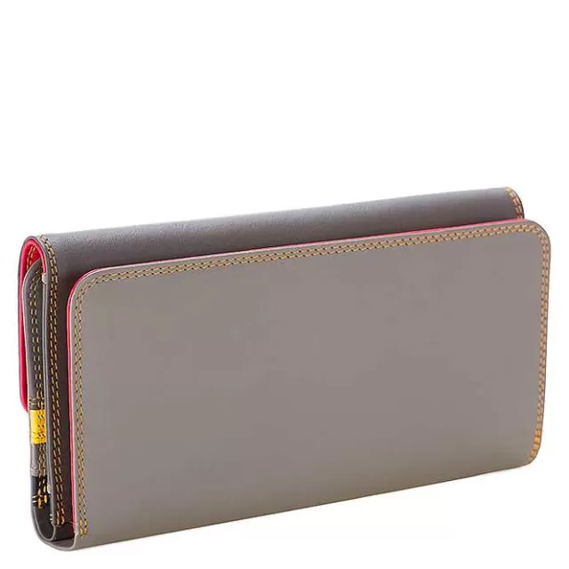 Cheap Mywalit Tri-Fold Zip Wallet Fumo