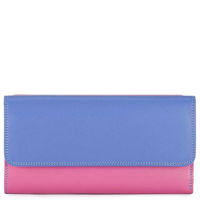 Outlet Mywalit Tri-Fold Zip Wallet Viola
