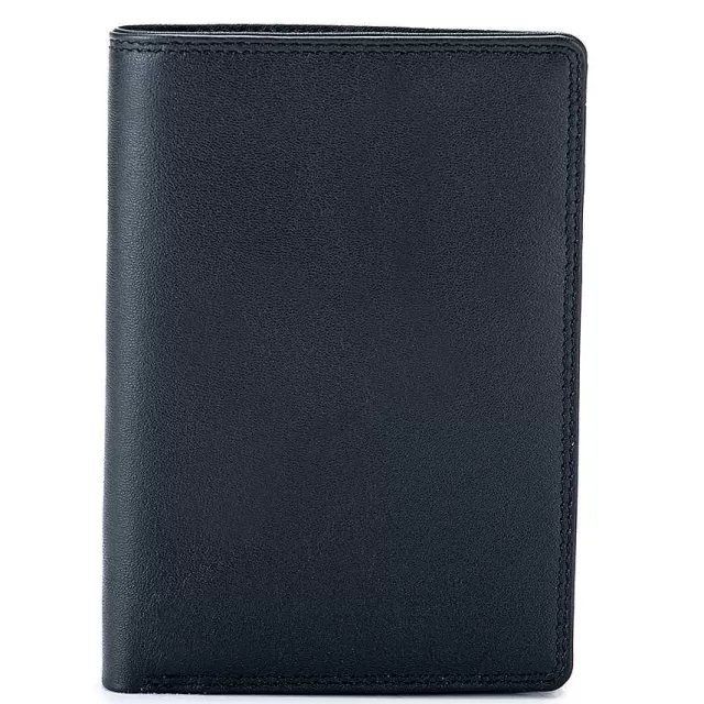 Online Mywalit Vertical Bifold Wallet With Coin Pocket Black