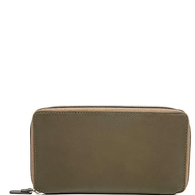 Cheap Mywalit Zip Around Travel Wallet Organiser Olive