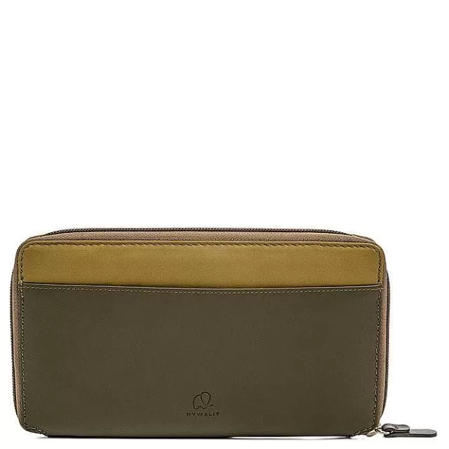 Cheap Mywalit Zip Around Travel Wallet Organiser Olive