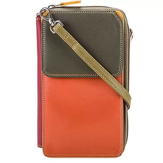 Fashion Mywalit Zip Round Multi Purse With Shoulder Strap Lucca