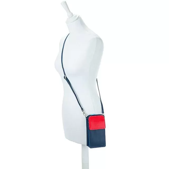Hot Mywalit Zip Round Multi Purse With Shoulder Strap Royal